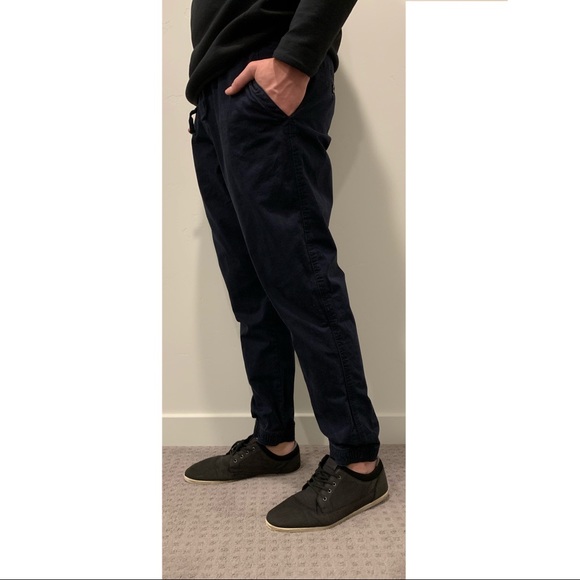 Gap chinos straight leg Joggers Navy Blue - Picture 6 of 7